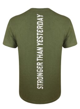 Golds Gym Premium Crew Neck T-Shirt Army