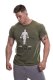 Golds Gym Premium Crew Neck T-Shirt Army