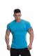 Golds Gym Erhabenes Vintage Style Logo T-Shirt blue marlin