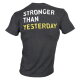 Golds Gym Stronger Than YESTERDAY - dark grey M