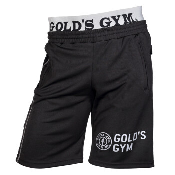 Golds Gym New Mesh Shorts Black Fitness Bodybuilding Clothes Mens L