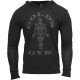 Golds Gym Muscle Joe Longsleeve Hoodie L