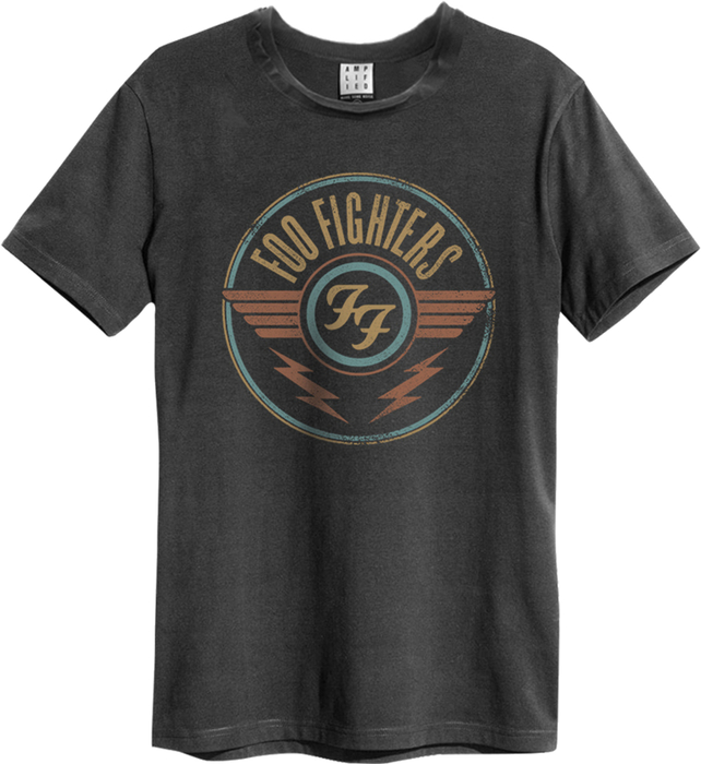 Amplified Mens Tee  Foo Fighters Ff Air  Mens Shirt Band T-Shirt short Sleeve