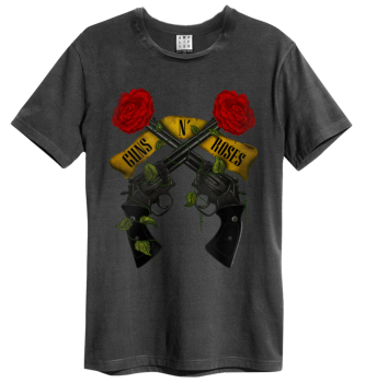 Amplified Mens Tee Guns N Roses Shooting Roses