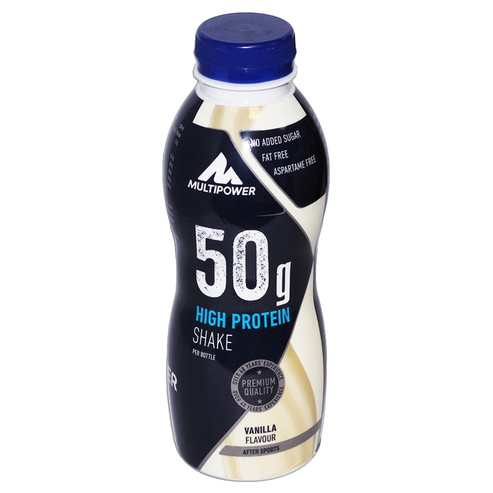 Multipower 50g High Protein Shake 500ml Flasche Schokolade