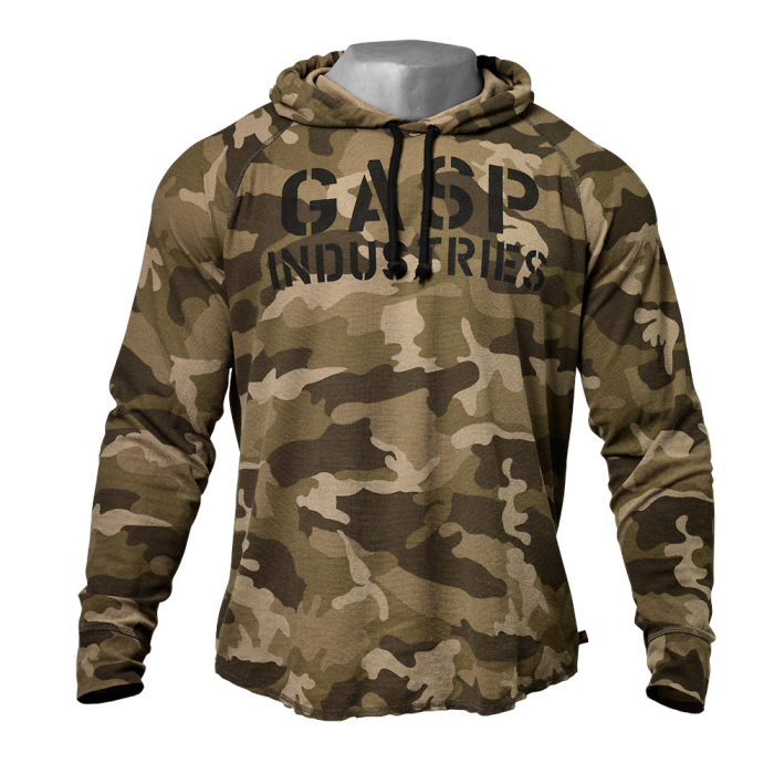 GASP Long Sleeve Thermal Hoodie  (220733) Camo XXXL