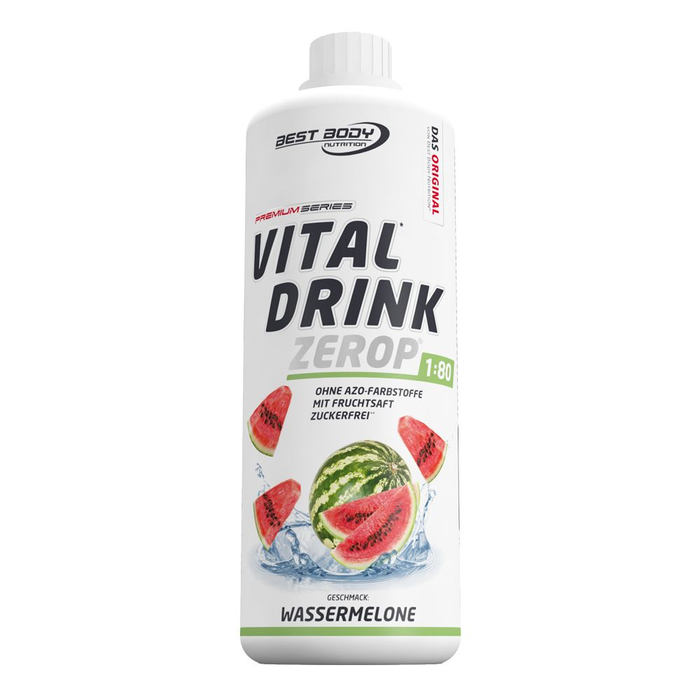 Best Body Vital Drink 1000ml Flasche Mineraldrink Wassermelone