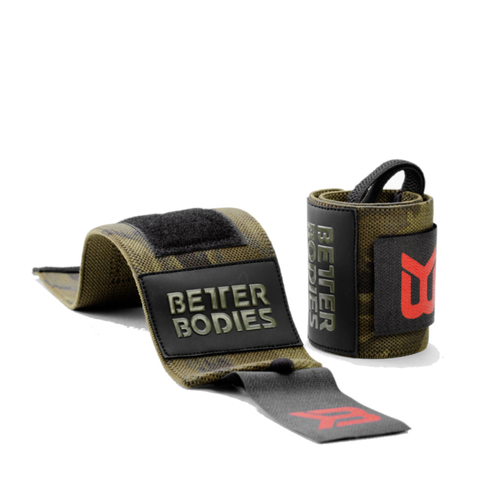 Better Bodies Camo Wrist Wraps 2018 676-grn