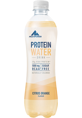 Multipower Protein Water Drink BCAA Proteinwater 500ml (Pfandartikel) Citrus Orange