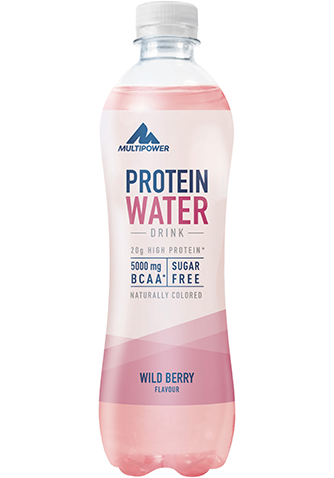 Multipower Protein Water Drink BCAA Proteinwater 500ml (Pfandartikel) Wild Berry