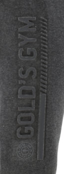 Golds Gym Mens Embossed Jog Pant L-grey