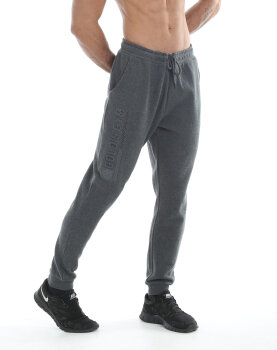 Golds Gym Mens Embossed Jog Pant L-grey