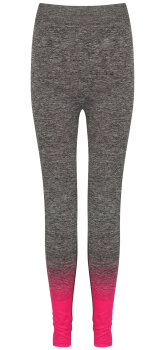 Golds Gym Ladies Seamless Legging grey pink