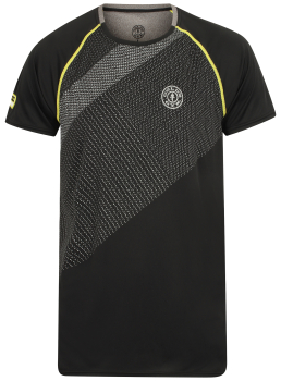 Golds Gym Crew Neck Performance T-Shirt Black/Grey L