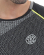 Golds Gym Crew Neck Performance T-Shirt Black/Grey L