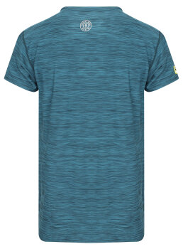 Golds Gym Crew Neck Performance T-Shirt Blue Marl