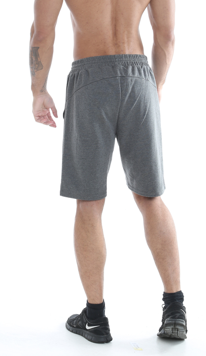 Golds Gym Embossed Short Charcoal Marl M
