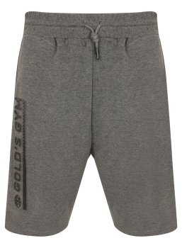 Golds Gym Embossed Short Charcoal Marl S