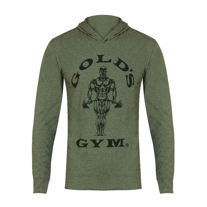 Golds Gym Muscle Joe Longsleeve Hoodie M