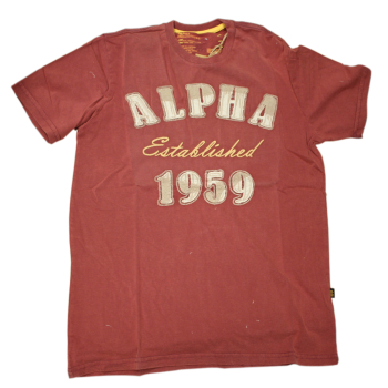Alpha Industries Alpha T 141567 S Burgunder