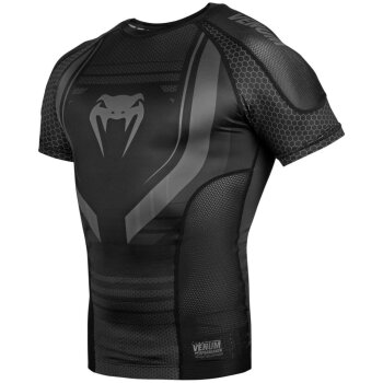 Venum Technical 2.0 Rashguard Short Sleeves Black-Black M