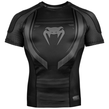 Venum Technical 2.0 Rashguard Short Sleeves Black-Black XXL