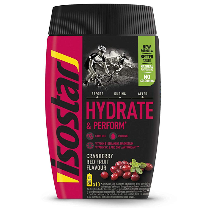 Isostar Hydrate & Perform 400g Pulver Dose Red Fruits