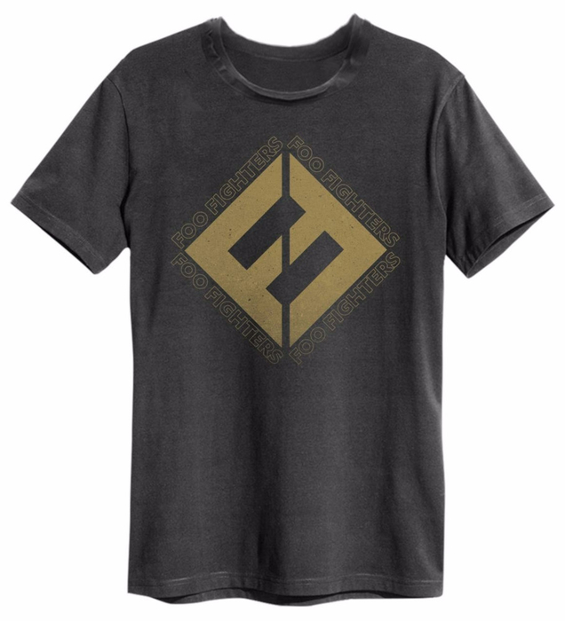Amplified Unisex T-Shirt Foo Fighters Concrete and Gold