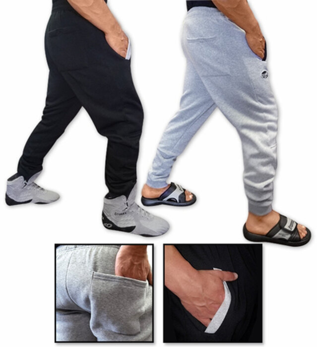 Otomix Mens Fleece Power Jogger Pant Hose Black L