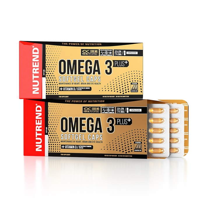 Nutrend Omega 3 Plus 120 Kapseln Packung
