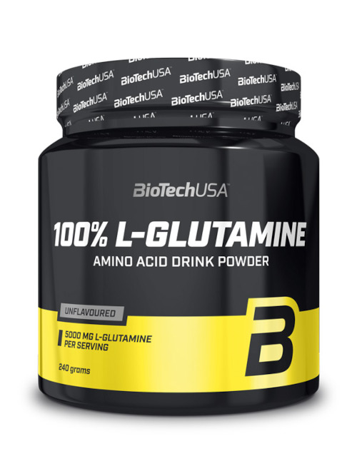 BioTech USA L-Glutamine 100% Amino Acid Glutamin 500g