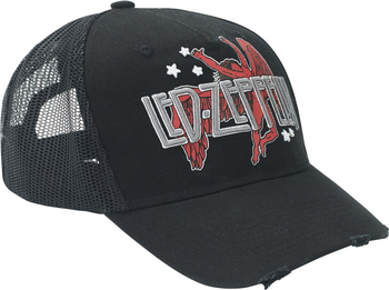 Amplified Trucker Cap Led Zeppelin Icarus and Logo