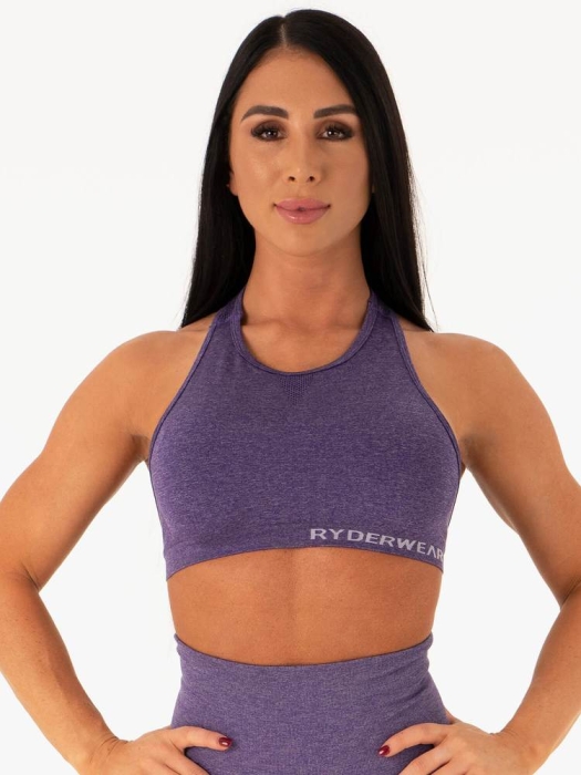 Ryderwear Seamless Sports Bra Indigo Marl XS