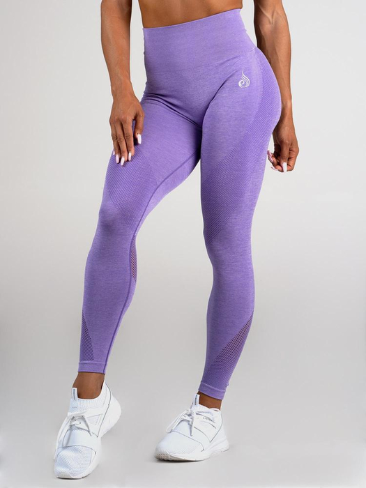 Ryderwear Seamless Tights Leggings Purple Marl L