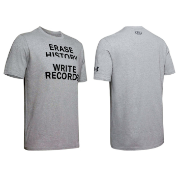 Under Armour Write Records Kurzarm Shirt Grau