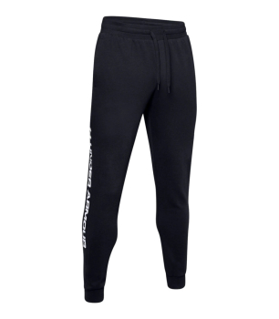 Under Armour Rival Fleece Wordmark Logo Jogginghose Black