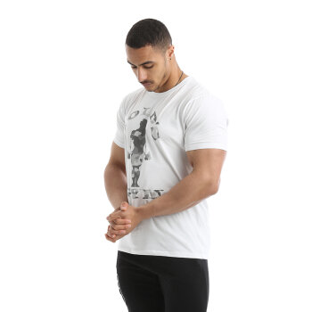 Golds Gym Camo Joe Printed T-Shirt White S