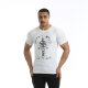 Golds Gym Camo Joe Printed T-Shirt White S