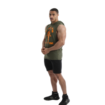 Golds Gym Mens Drop Armhole Sweatshirt army S