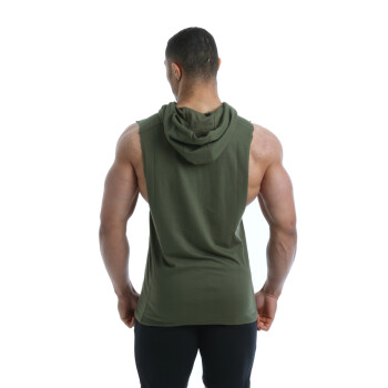 Golds Gym Mens Drop Armhole Sweatshirt army S