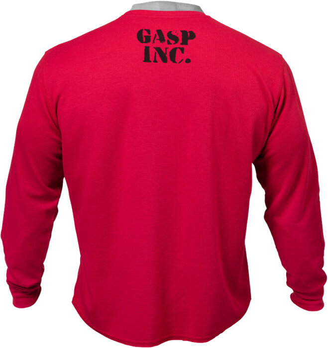 GASP Thermal gym sweater Chill Red Mサイズ GASP Thermal gym sweater Chill Red Mサイズ
