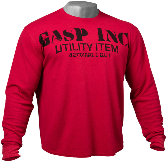 GASP Thermal Gym Sweater Chili Red M