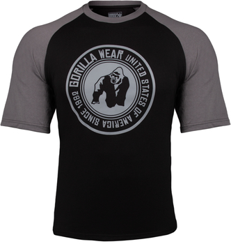 Gorilla Wear Texas T-Shirt - Black / Dark Grey