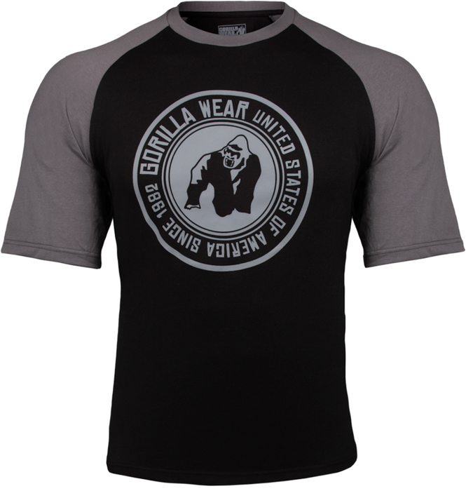 Gorilla Wear Texas T-Shirt - Black / Dark Grey XXL