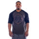 GASP Raglan Baseball Tee Dark Grey XXXL
