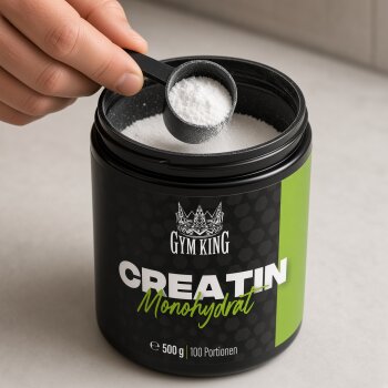 Gym King Creatin Monohydrat Pulver 500g Dose