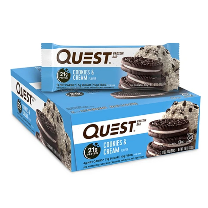 Quest Bar Eiweiss Protein Riegel 12 x 60g Kiste Chocolate Hazelnut
