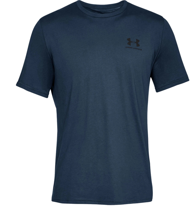 Under Armour Sportstyle T-Shirt mit kleinem Logo Navy XXL