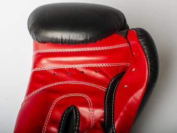 Paffen Sport Allround Eco Training Boxhandschuhe Schwarz-Rot 12OZ