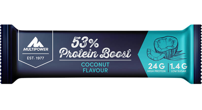 Multipower 53% Protein Boost Bar 20 x 45g Riegel Kiste